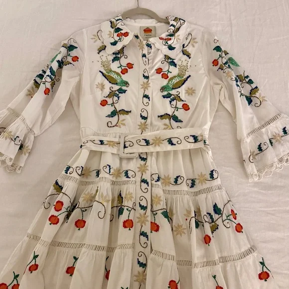 FARM Rio White Pitanga Mini Dress - Picture 2 of 2